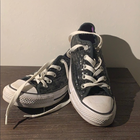 Converse Sequin Sneakers - Picture 3 of 4